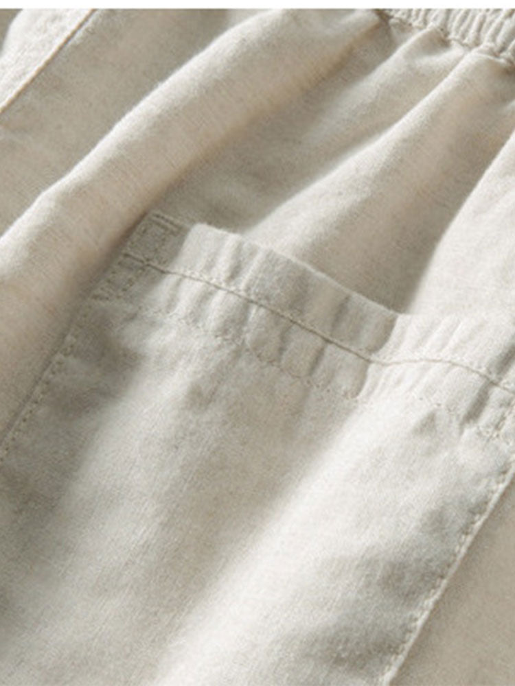 casual-polyester-blend-set-with-stand-collar-and-drawstring-pants-14