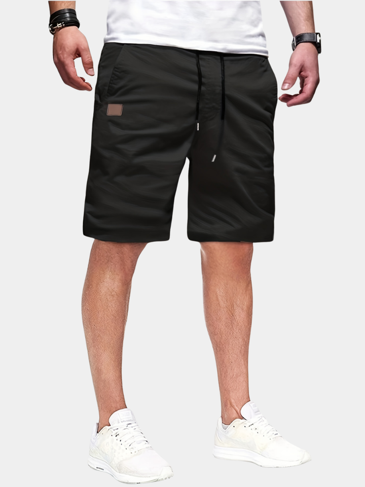 casual-polyester-shorts-with-drawstring-waist-and-patch-pocket-1