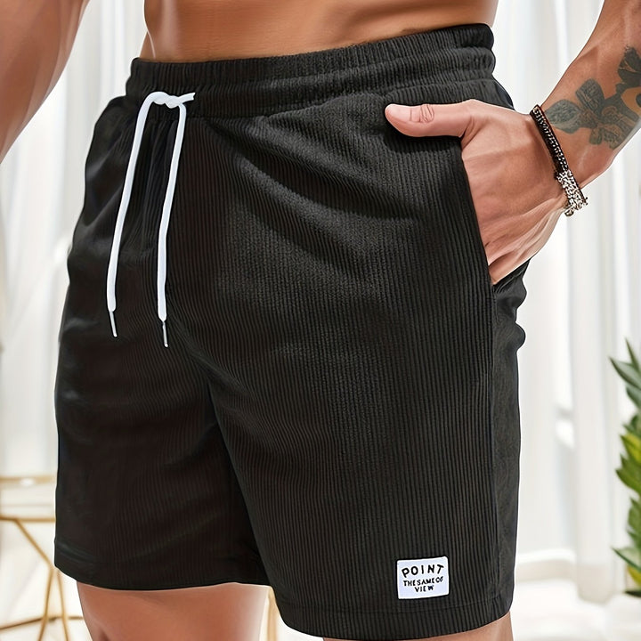 casual-polyester-shorts-with-drawstring-waist-and-ribbed-surface-12