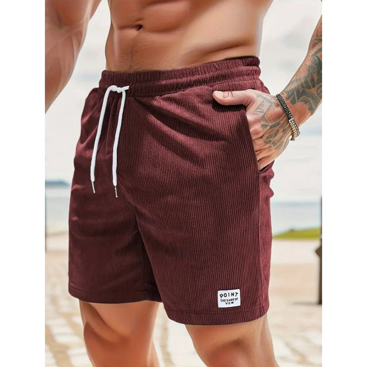 casual-polyester-shorts-with-drawstring-waist-and-ribbed-surface-13