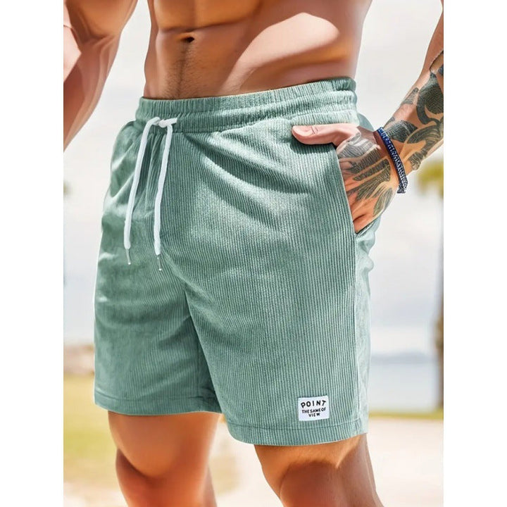 casual-polyester-shorts-with-drawstring-waist-and-ribbed-surface-15