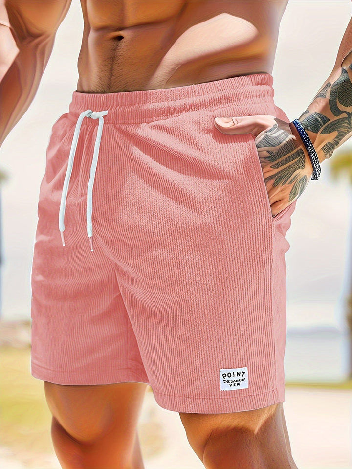casual-polyester-shorts-with-drawstring-waist-and-ribbed-surface-7