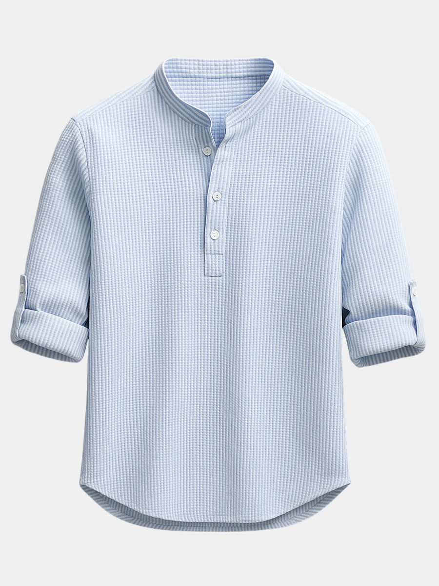 casual-shirt-with-band-collar-and-roll-tabs-1