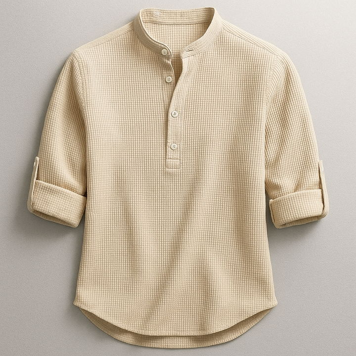 casual-shirt-with-band-collar-and-roll-tabs-4