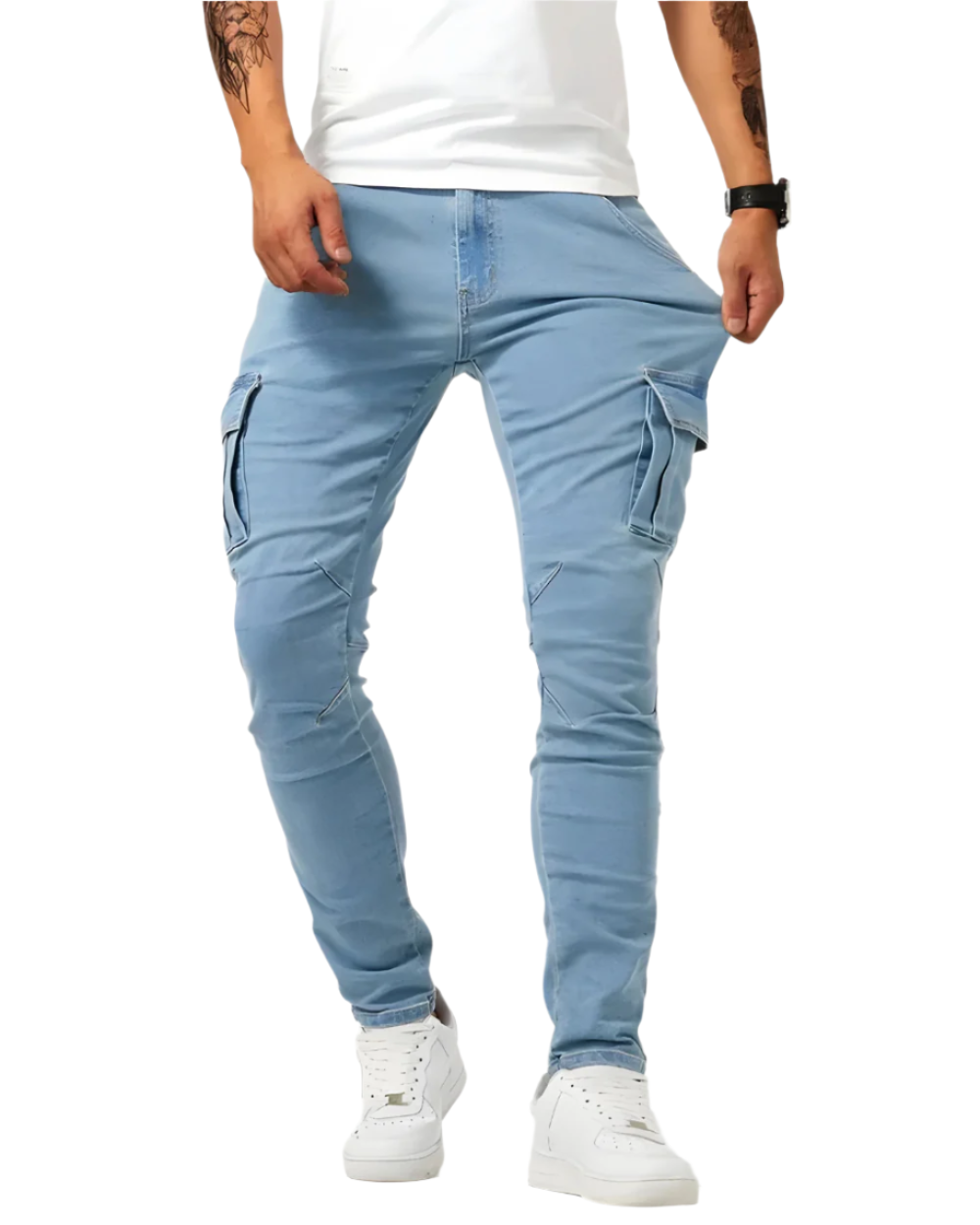 casual-stretch-blend-cargo-pants-with-zip-fly-and-flap-pockets-2