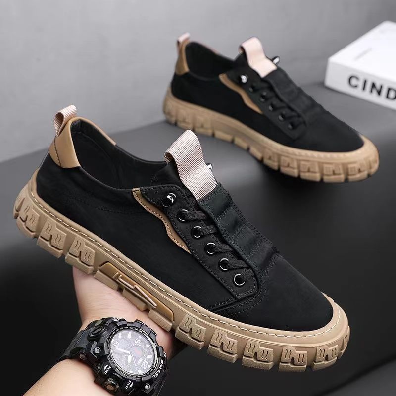 casual-synthetic-sneakers-with-lace-up-front-and-lug-sole-12