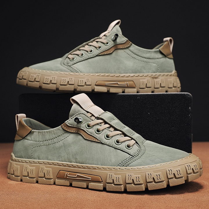 casual-synthetic-sneakers-with-lace-up-front-and-lug-sole-3