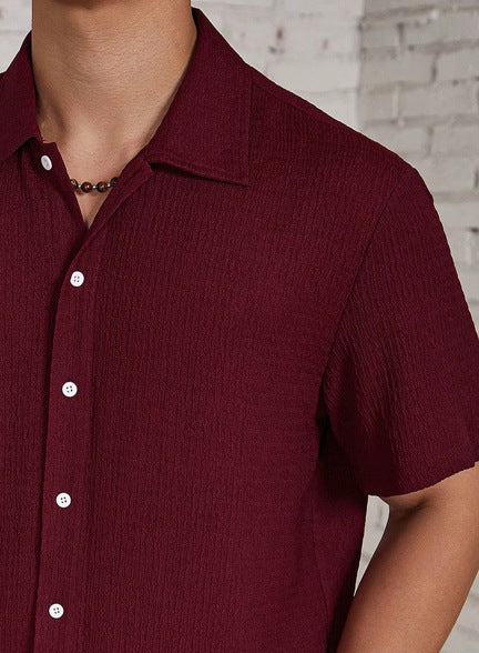 casual-textured-cuban-collar-shirt-with-button-front-11