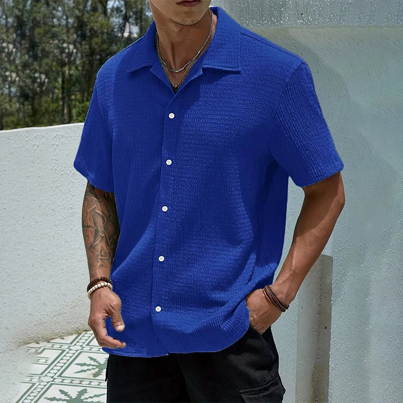 casual-textured-cuban-collar-shirt-with-button-front-6