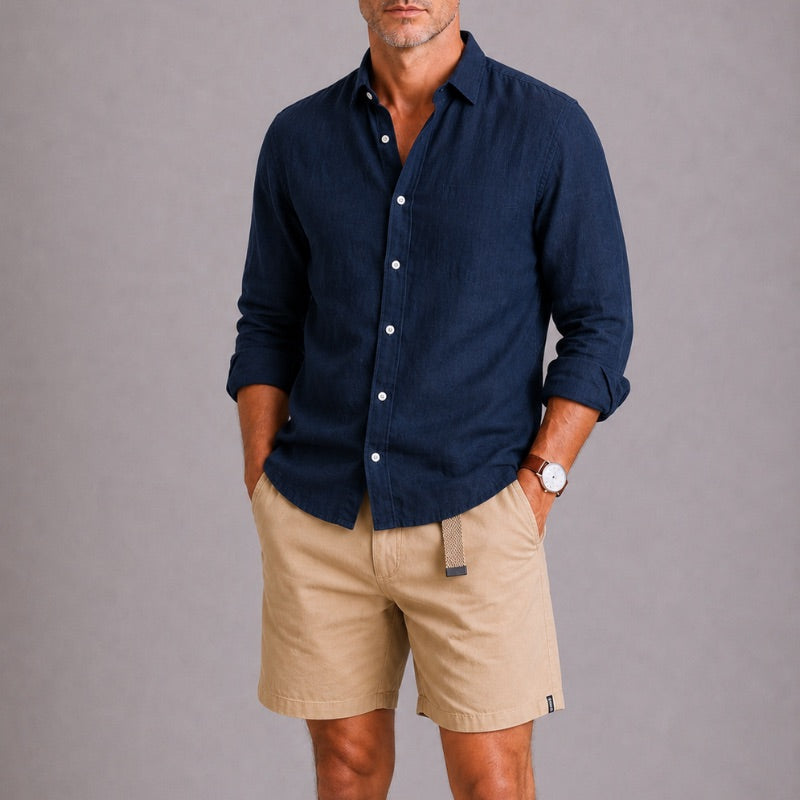 casual-twill-shorts-with-web-belt-and-zip-fly-7
