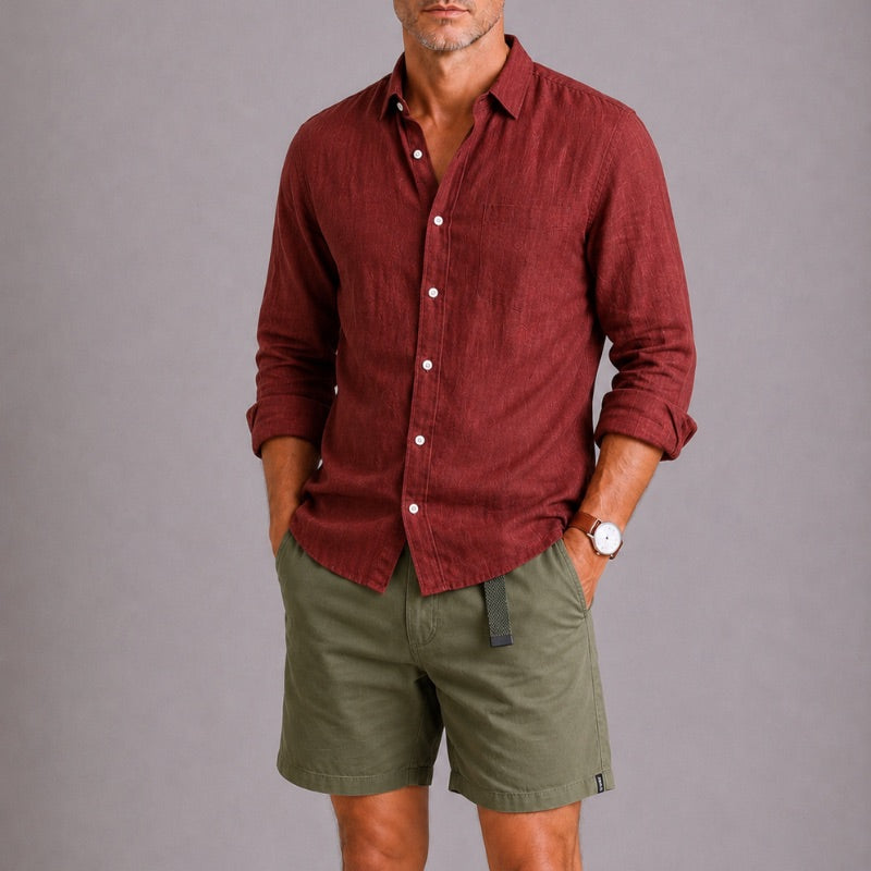 casual-twill-shorts-with-web-belt-and-zip-fly-9