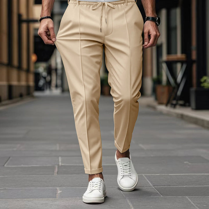 casual-woven-pants-with-drawstring-waist-and-tapered-leg-3