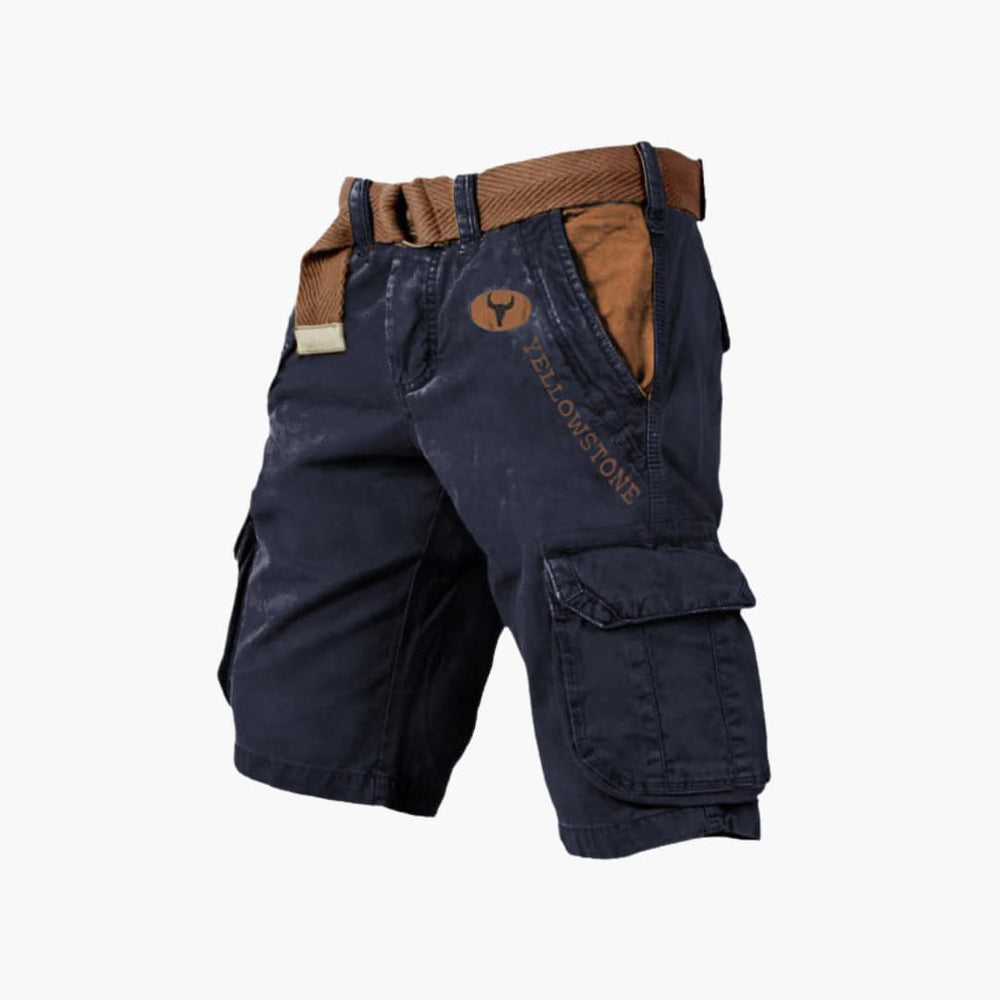 Xavier | Belted Cargo Shorts