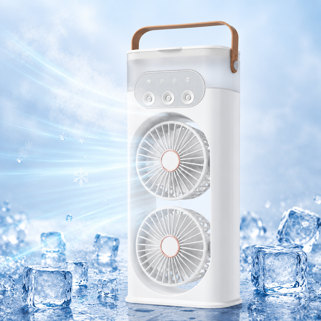 Compact Personal Cooling Tower Fan with Humidifier