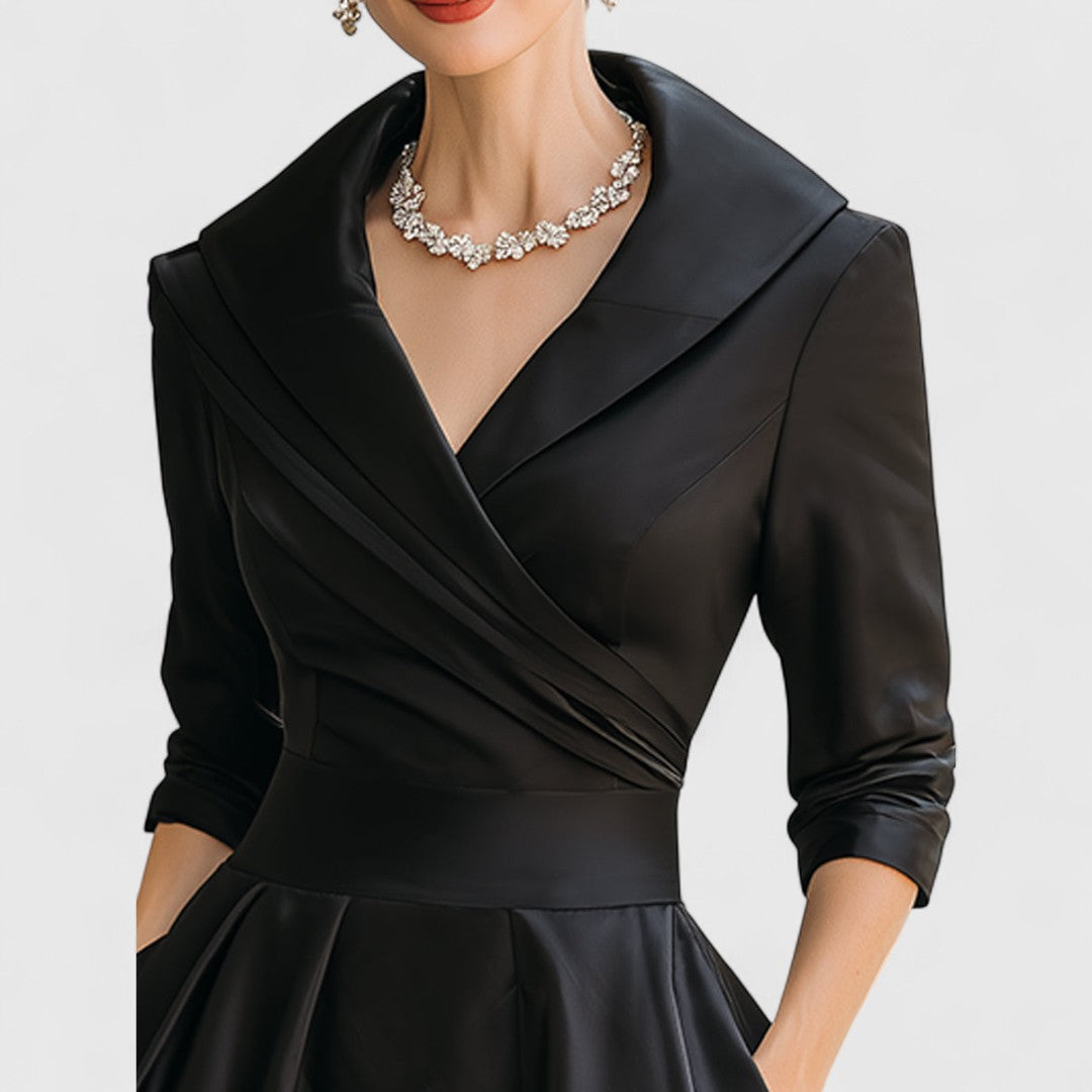 Marcella | V-Neck Midi Dress