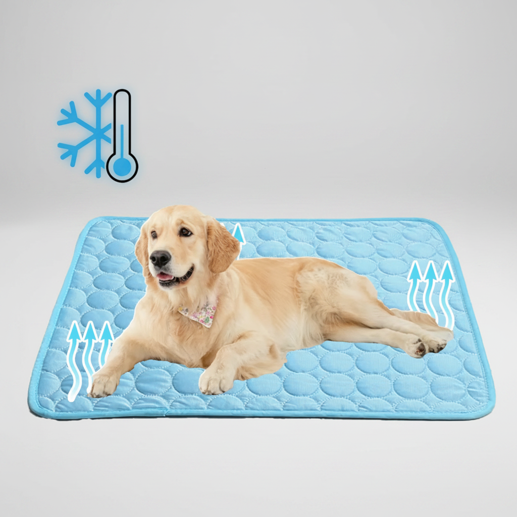 Dog Cooling Mat Pet Pad Breathable Foldable