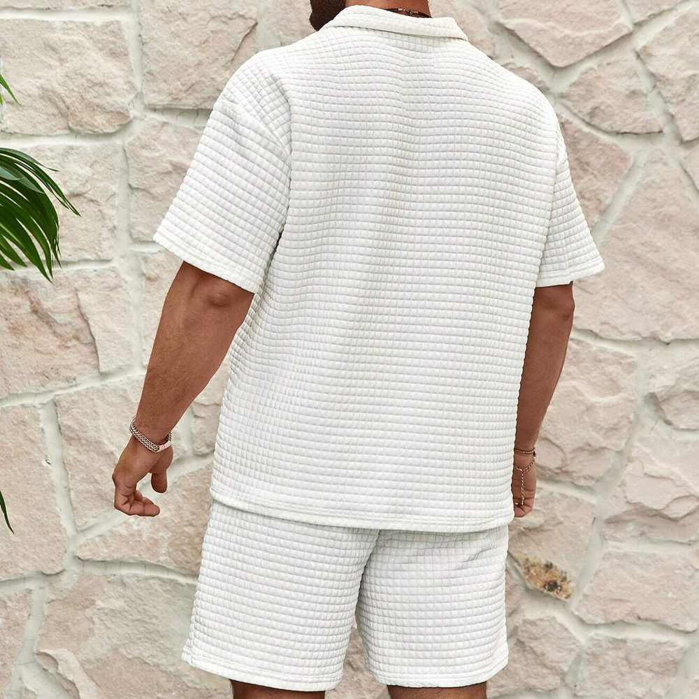 Mateo | Collared Two-Piece Set