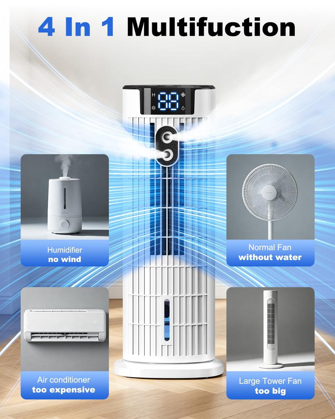 Design Office portable aircooler - with remote control