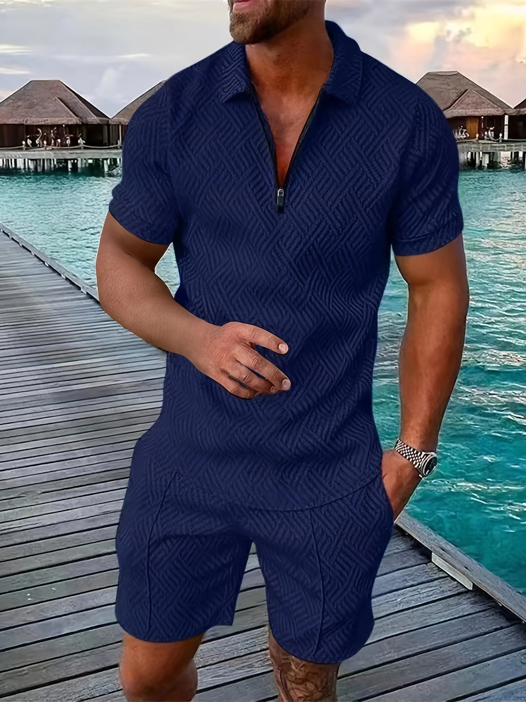 Thaddeus | Tailored Collared Two-Piece Set