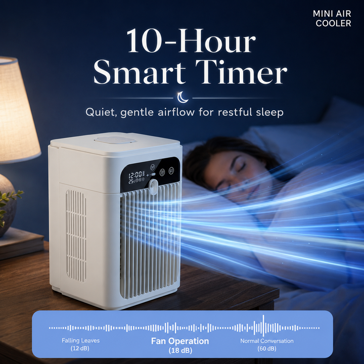 Portable Mist Cooling Fan Mini Desktop Air Cooler with 370mL Water Tank