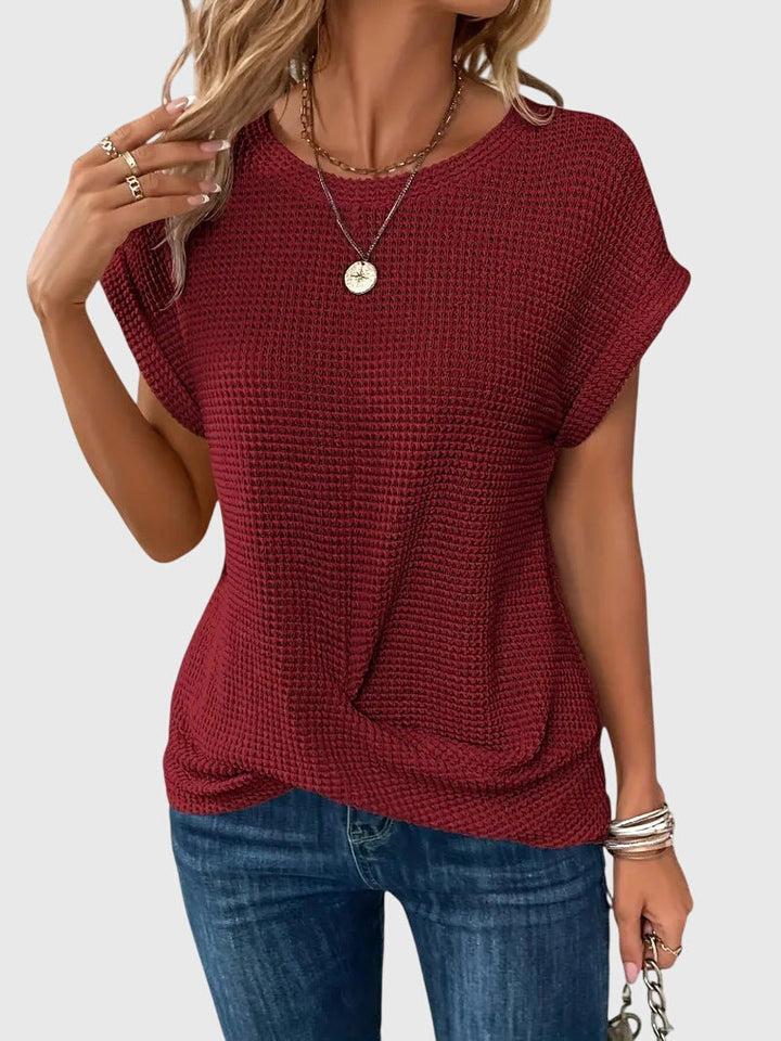 Isadora | Crew Neck Blouse