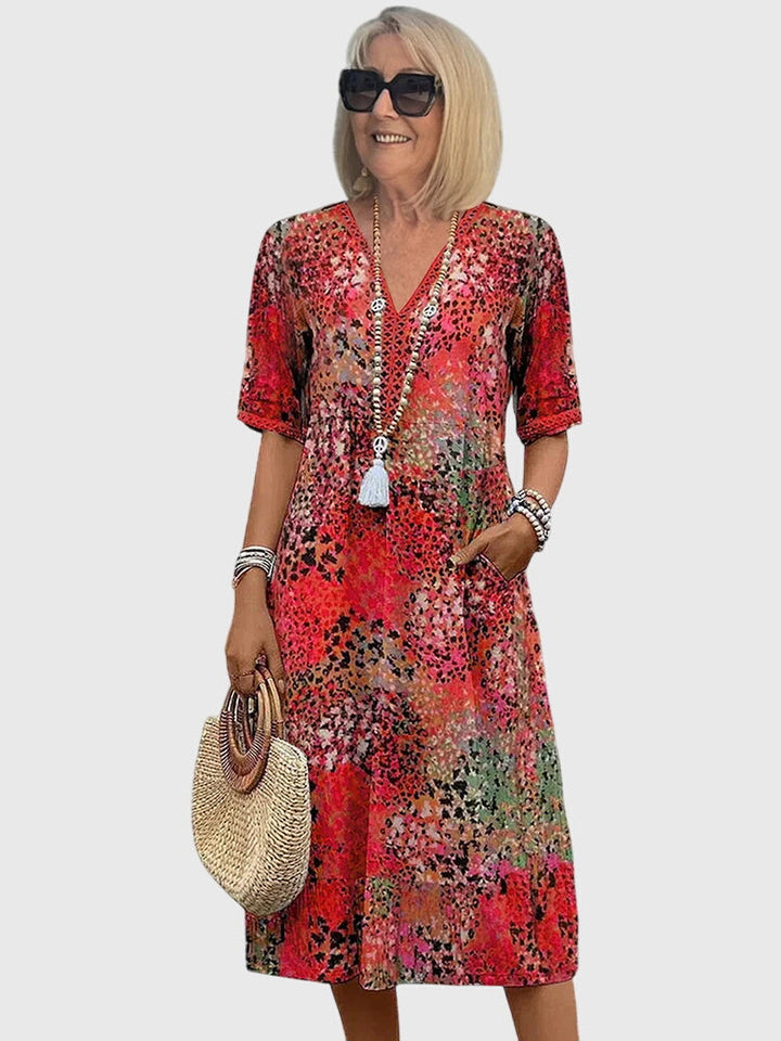 Seraphina | Floral Midi Dress