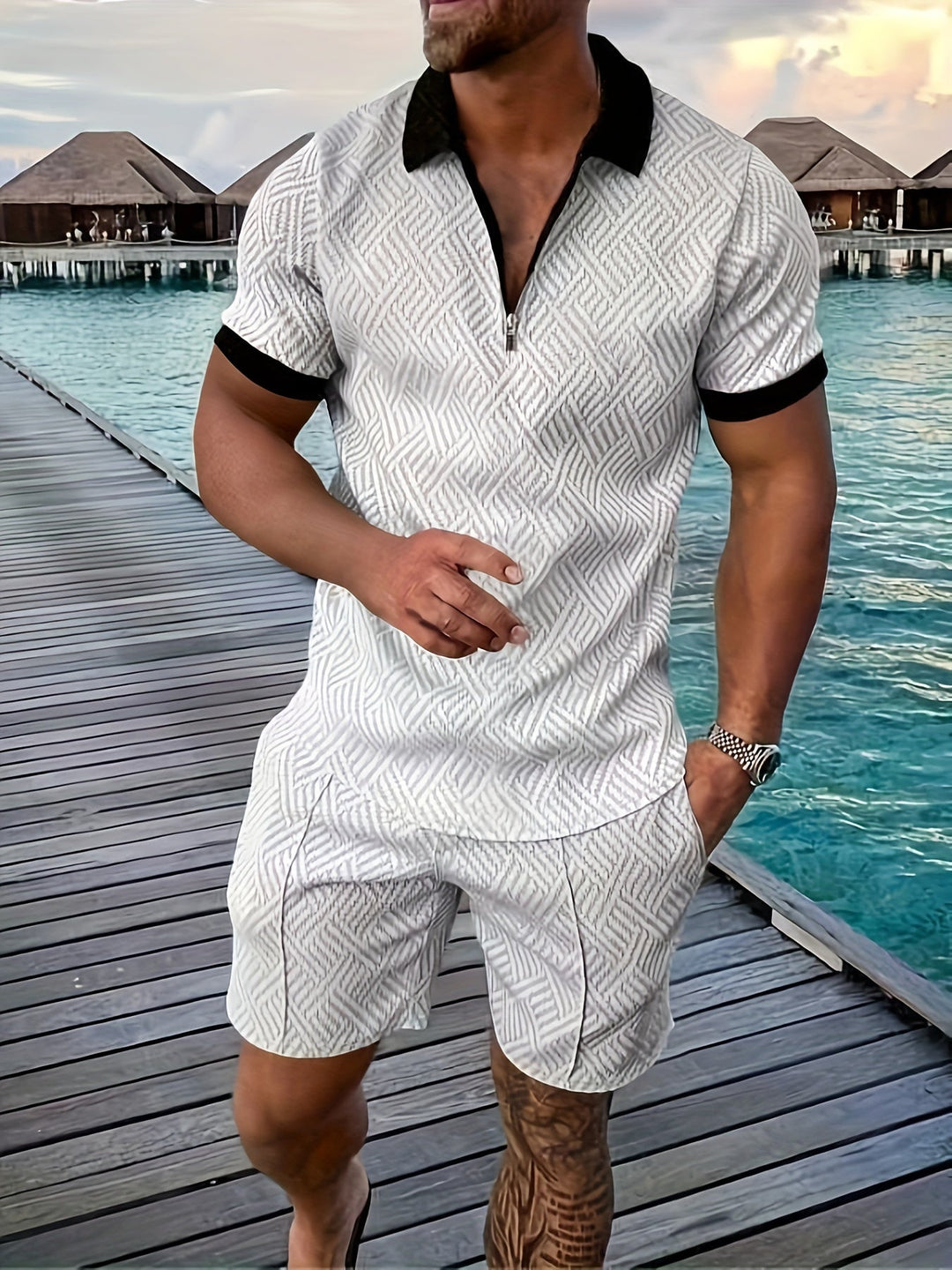 Thaddeus | Tailored Collared Two-Piece Set