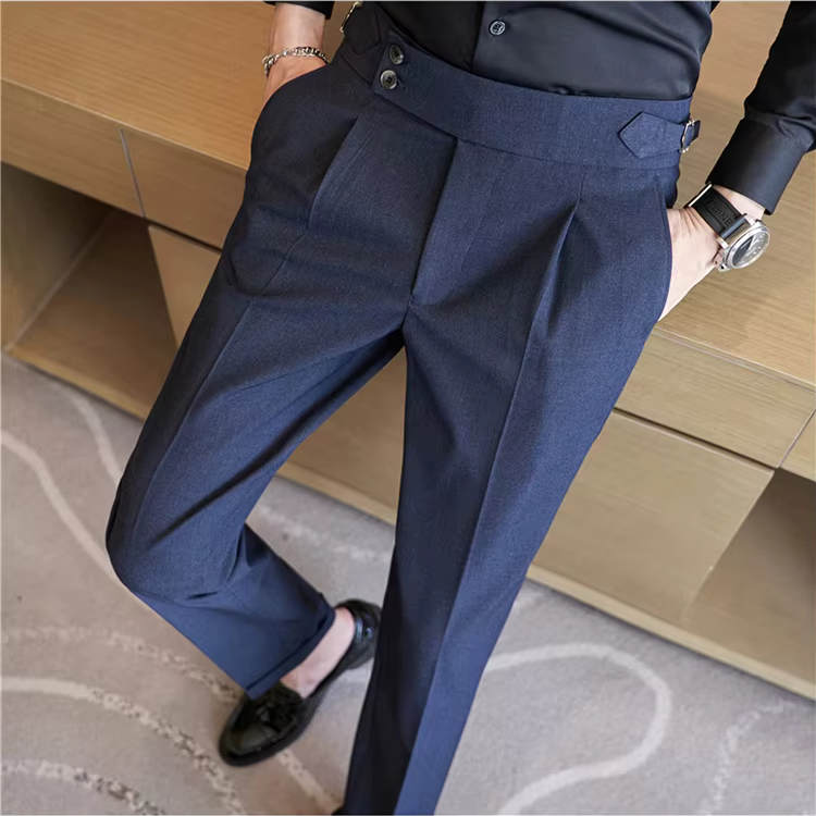 Benedikt | Pleated Trousers