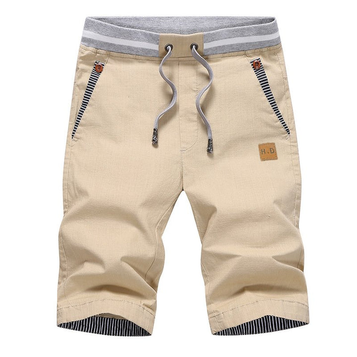 Yves | Striped Drawstring Shorts
