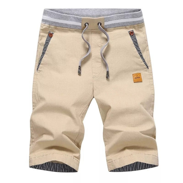 Yves | Striped Drawstring Shorts