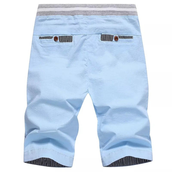 Yves | Striped Drawstring Shorts