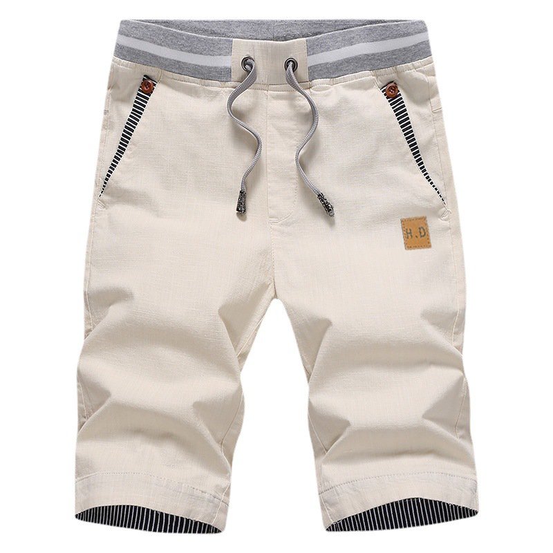 Yves | Striped Drawstring Shorts