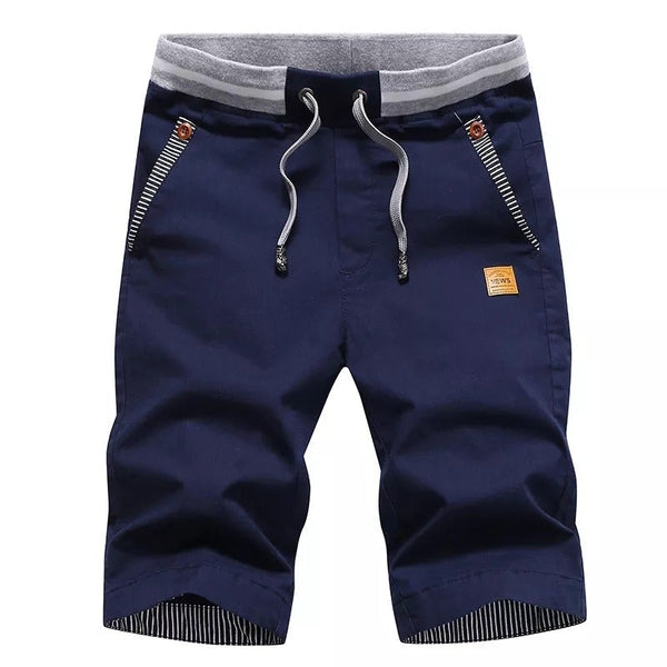 Yves | Striped Drawstring Shorts