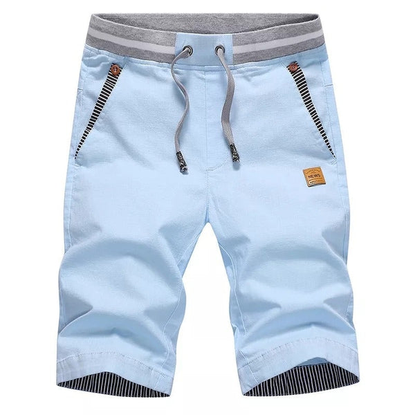 Yves | Striped Drawstring Shorts