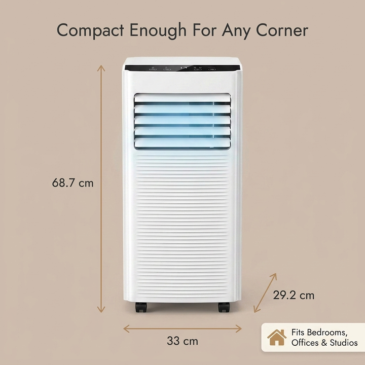 Air Conditioning Unit – Portable 9000 BTU Air Con with Dehumidifier & Window Kit