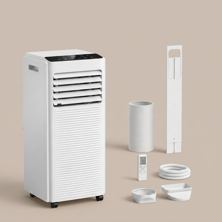 Bedroom Air Conditioner – Small Portable 9000 BTU Air Con with 24H Timer & Window Kit
