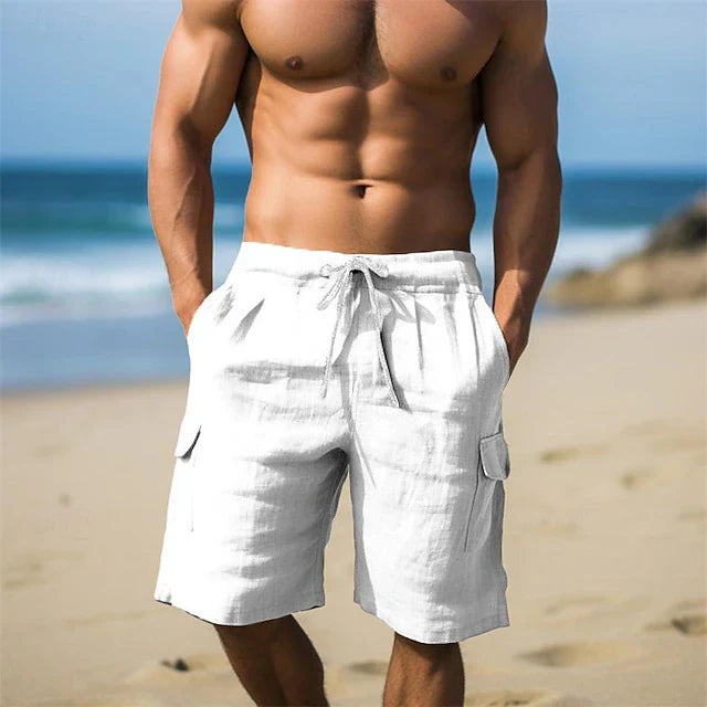 Fabian | Pleated Cargo Shorts