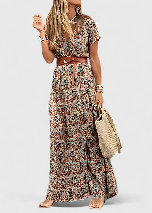 Emmeline | Printed Maxi Dress