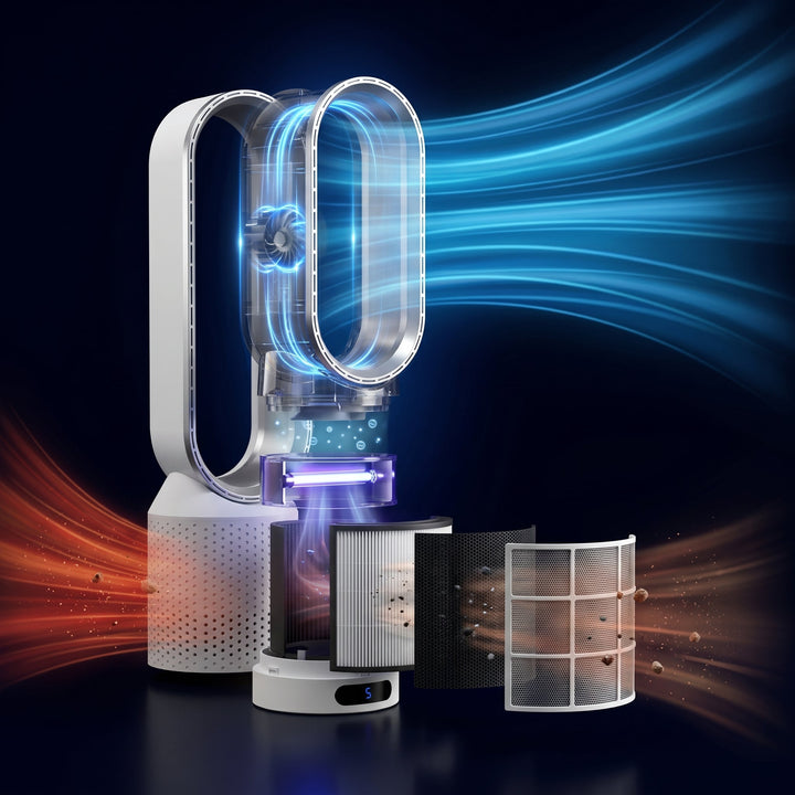 AirPure 3-in-1 air cooler, UV air purifier and ionizer