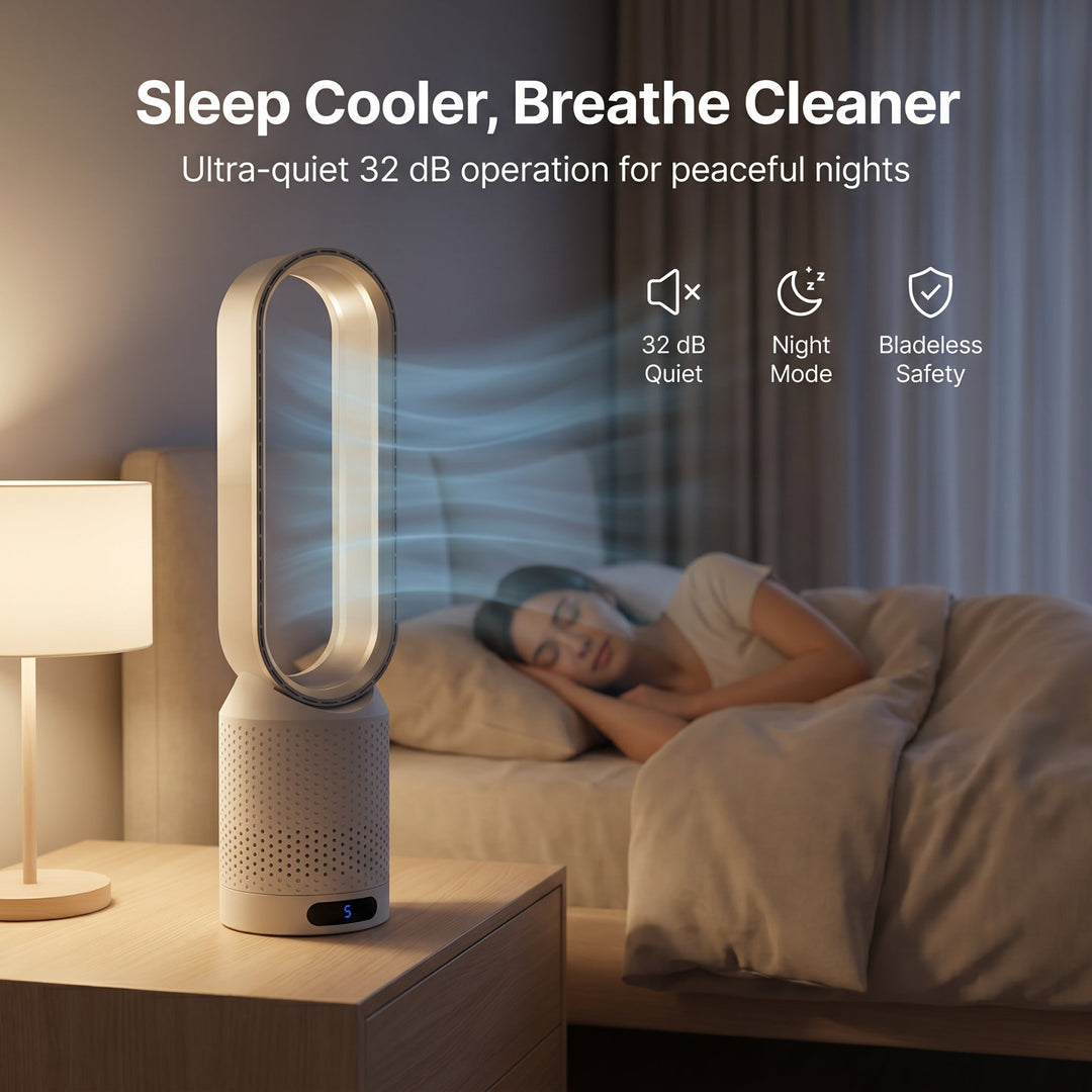 AirPure 3-in-1 air cooler, UV air purifier and ionizer