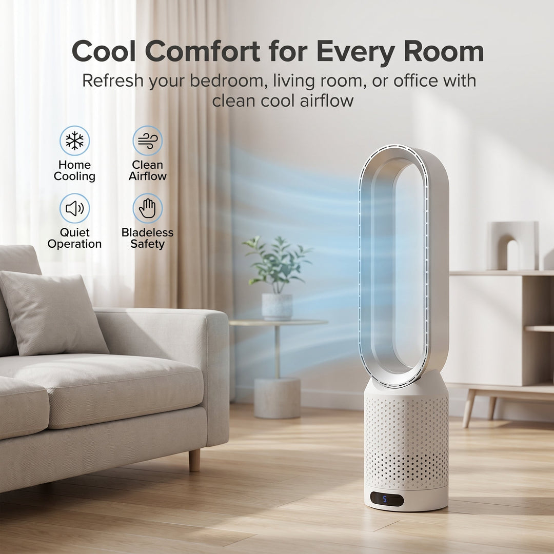 AirPure 3-in-1 air cooler, UV air purifier and ionizer