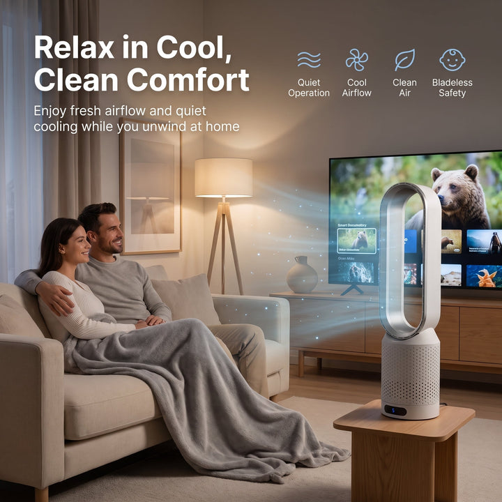 AirPure 3-in-1 air cooler, UV air purifier and ionizer