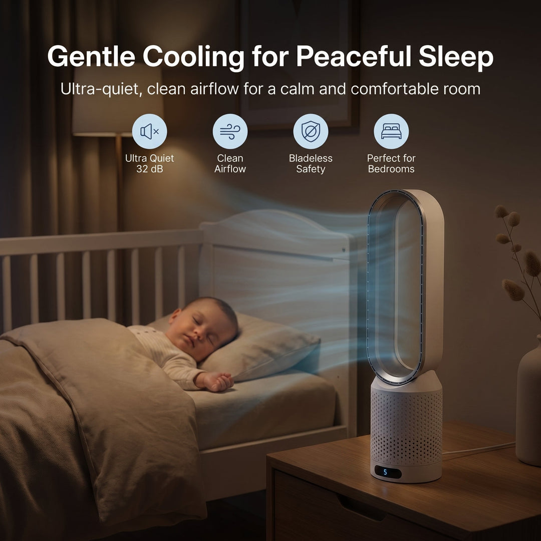 AirPure 3-in-1 air cooler, UV air purifier and ionizer