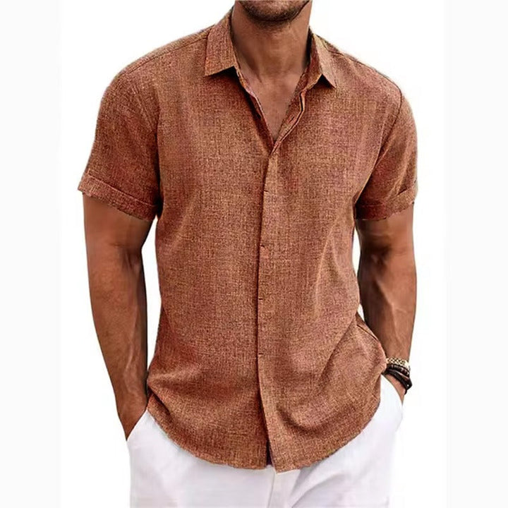 Frederick | Button-Front Collared Summer Shirt