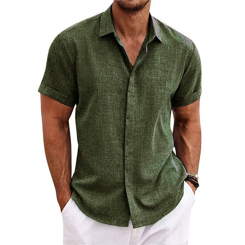 Frederick | Button-Front Collared Summer Shirt