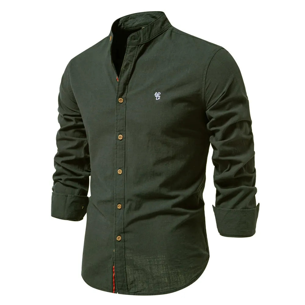 Jude | Button-Front Collared Summer Shirt