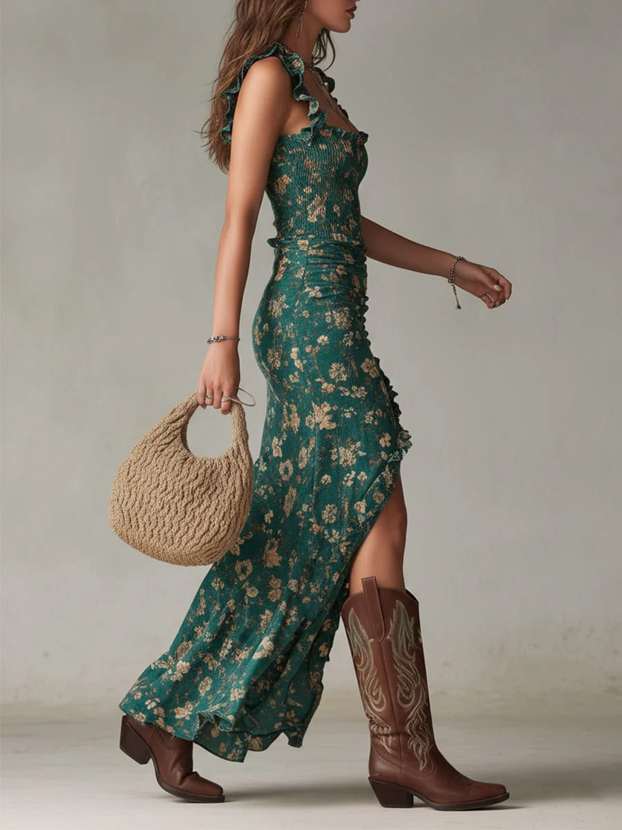 Eleanora | Printed Maxi Dress