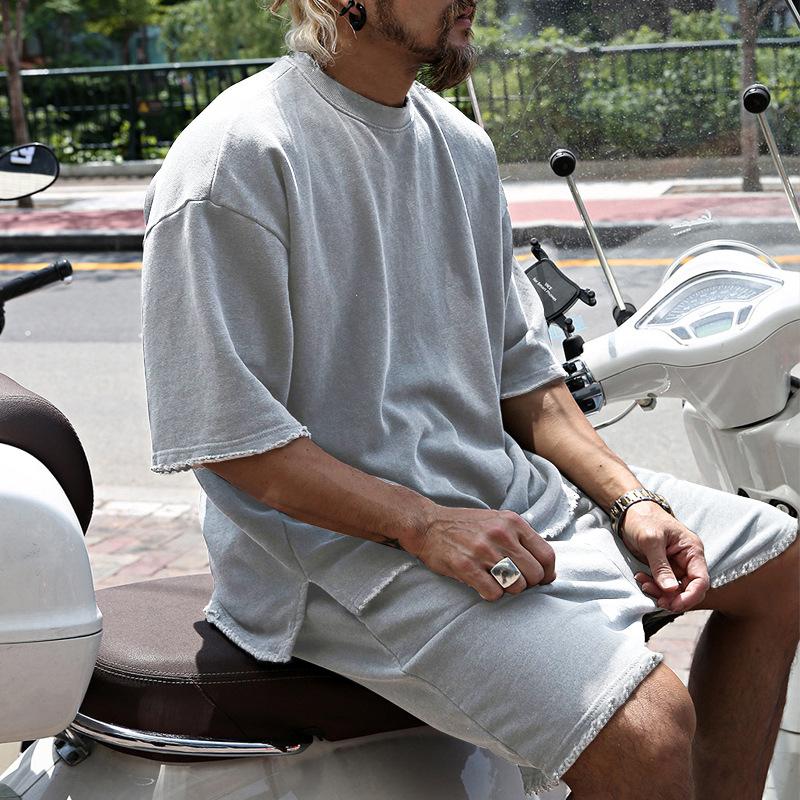 Ugo | Drawstring Crew Neck Two-Piece Set