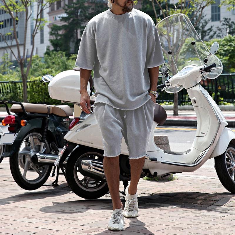 Ugo | Drawstring Crew Neck Two-Piece Set