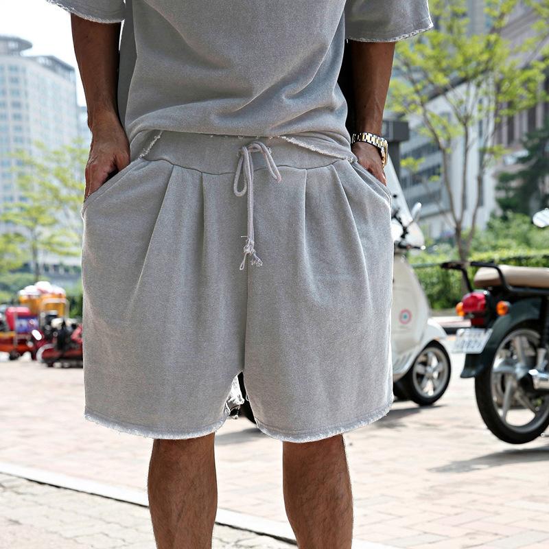Ugo | Drawstring Crew Neck Two-Piece Set